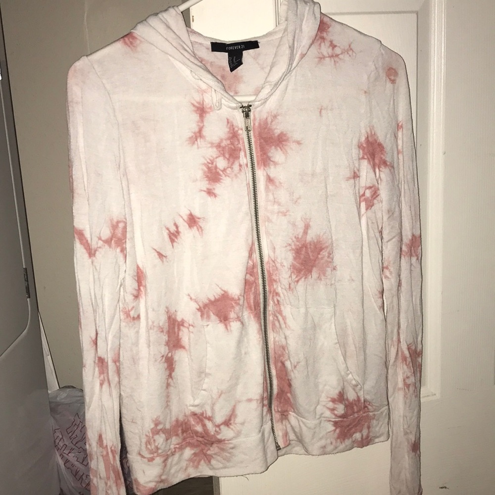 Pink and white marble forever 21 jacket